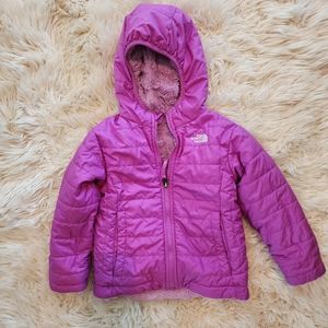 The North Face Toddler Sz 4T Purple Reversible Jacket